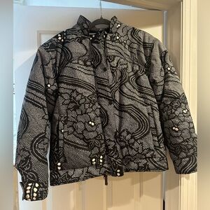 Free People Black and White Women's Jacket